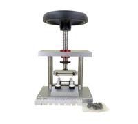 jojomis Ensemble d'outils de presse pour dos de montre avec support de mouvement, kit professionnel pour entretien et réparation, construction métallique, 21 x 16 x 28 cm