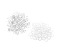 jojomis Lot de 200 ajusteurs de sangle de soutien-gorge transparents pour corset porte-jarretelles bikini 8 mm Plastique Nylon