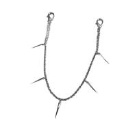 jojomis Pendentif chaîne de chaussure strass personnalité breloque chaussure pour sacs Thanksgiving, 1, Acier inoxydable, Agate