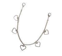 jojomis Pendentif chaîne de chaussure strass personnalité breloque chaussure pour sacs Thanksgiving, 1, Acier inoxydable, Agate