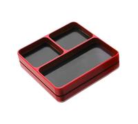 jojomis Plateau porte-outils en métal pour réparation de téléphone, équipement électronique et voitures télécommandées 9,6 x 9,8 cm - Rouge