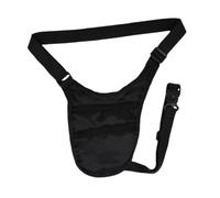 jojomis Sac sous les aisselles invisible avec poches multiples dissimulées pour portefeuille, clés, passeport, noir, one-size