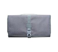 jojomis Trousse pliable pour sèche-cheveux et cosmétiques - Compact et portable - Plusieurs poches - Organiseur pour sèche-cheveux - Support pour produits de toilette, gris, 1