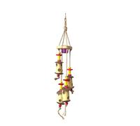 JoJoMonsta Parakeet Toys Paradise Island Beehive Adventure Jouet pour oiseaux Fait main