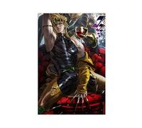 JoJo's Bizarre Adventure Stardust Crusaders Dio 2 Toile Poster Décoration Murale pour Salon Chambre à Coucher 50 × 75 cm Sans Cadre Style 1