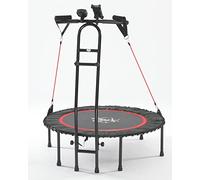 Joka Fit «Cacau» - l’innovation en trampoline, trampoline de fitness «Cacau» 2.0, compteur de sauts, bandes de résistance, DVD, support pour téléphone portable