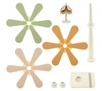 Jokapy 3 PCS COLLETS Silicone Forme d'arbre Mate D'OBEAUX avec des Conseils DE RACKAT RÉSISTANT Silicone Chaud Charge Flexible CLUBETS pour CHAPPORT CHAUT xiangbaoshang(Style 1)