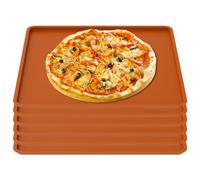 Jokapy 4pcs / 6pcs Silicone Déshydrator Tapis avec Palette de Plateau en Silicone à Bord surélevé 13,8 × 13,8 Pouces Feuilles de déshydratateur en Silicone xiangbaoshang