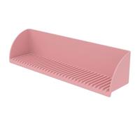 Jokapy Lavabo en silicone - Protection anti-éclaboussures avec 4 ventouses - Pour salle de bain d'enfant - Bords surélevés - Design pour cuisine et salle de bain - Rose