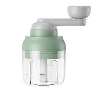Jokapy Manuel Alimentaire Hachoir en Toute sécurité Fruits Fruits Noix oignons Hachoir Facile xiangbaoshang(Vert Clair-(1)-250 ML)