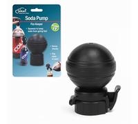 Jokari 05100 - Bouchon Fizz-Keeper de Conservation de la Gazéification des Boissons - avec Pompe Intégrée - Pomper & Verser - Pétillant pour plus Longtemps - Noir