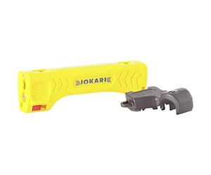 Jokari 30110 Dénudeur câble coaxial, Jaune