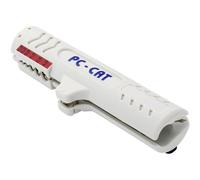 Jokari 30161 PC CAT Dénudeur de câble adapté pour câbles ronds, Câble CAT5,
