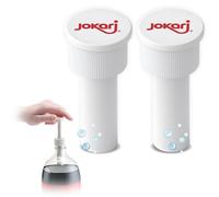 Jokari Fizz Keeper Pump Cap 2 Liter/Lt Soda Pop Bottles Saves Carbonation 2-Pack