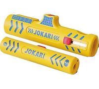 Jokari Set de traitement de câbles Secura II (pour câbles coaxiaux de Ø 4,8 à 7,5 mm et câbles ronds de Ø 8 à 13 mm, outil de dénudage de câble) 490119