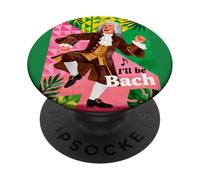 Joke de Musique Classique Johann Sebastian Bach PopSockets PopGrip Adhésif