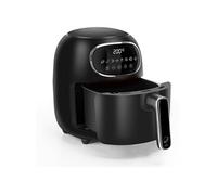 Joke - Friteuse à air sans huile 0% BPA de 3L. 1300W, 8 programmes, mode manuel. Ecran tactile LED. Noire