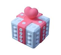 Joke Puzzle Box - Novelty Screw Container for Fun | Printed Gag Style with Hidden Compartment, Card Holder for Money Storage, Trick Present Accessory, Playful Accent for Parties Travel