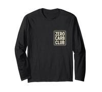 Joke sur Le régime cétogène Zero Carb Club Keto Carb Club pour Les Amateurs de Viande Carnivore Manche Longue