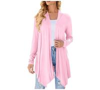 JokeLomple Cardigan asymétrique été sans Manches, léger Preuve Longue