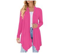 JokeLomple Cardigan asymétrique été sans Manches, léger Preuve Longue