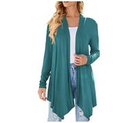 JokeLomple Cardigan asymétrique été sans Manches, léger Preuve Longue