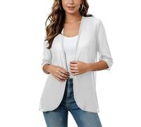 JokeLomple Cardigan Mousseline Transparent Fluide, élégant Casual léger