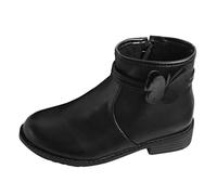 JokeLomple Enfant Bébé Bottes - Fourrée Chaussures d'hiver Chaussures Bambin Bottines Filles Bottes de Neige Baskets pour Bébé Fille Lumières dans la Semelle Garçon Fille Bottes à Lacets