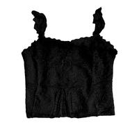 JokeLomple Femme Débardeur T-Shirt Doux et Confortable Lâches Haut Casual Lâches Haut Col V Crochet Tricot Debardeur Crochet Top Ete Fluide Ample Jogging Running Fitness Tank Top T-Shirt de Plage #1