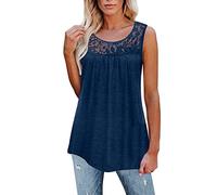 JokeLomple Femme Débardeur T-Shirt - Top Ete Fluide Ample Chic Bretelles Spaghetti Cami Basiques Yoga Fitness Haut Jogging Running Fitness Tank Top Top de Gilet Rayures