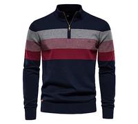 JokeLomple Pull à col Roulé Homme - Homme à Manches Longues en Molleton Pull en Maille Fine col roulé Doublure en Polaire Douce Souple et Confortable Automne Hiver Pulls Fin Sweatshirts Légers