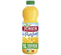 JOKER - 100% Pur Jus D Orange Avec Pulpe 1L - Lot De 4 - Vendu Par Lot