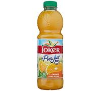 Joker 100% Pur Jus d'Orange sans Pulpe/sans Sucres Ajoutés la Bouteille de 1 L
