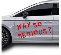 Joker Batman Style Why So Seroious Stickers Vehicle Decoration Sticker Self-Adhesive Film