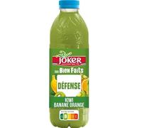 JOKER Défense Vitaminée Orange Kiwi Banane 0.9L - Boostez vos défenses naturellement avec ce délicieux cocktail de fruits! Un concentré d'énergie vitaminée. - Le Lot De 4