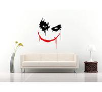 Joker Face Sourire Des gamins Garçons Accueil Moderne Sticker mural Salon Chambre Décor Élégant Décoration Decal Décalcomanies Autocollants