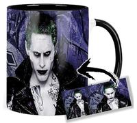 Joker Jared Leto Suicide Squad Tasse Ceramique Intérieure et Poignée Noire Mug