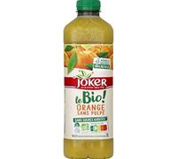 Joker Jus d'orange à base de concentré, sans sucres ajoutés - La bouteille d'1L