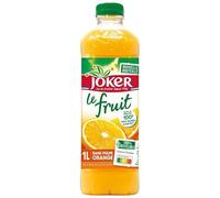 JOKER - Le Fruit Orange Sans Pulpe 1L - Lot De 4