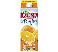 JOKER - Le Pur Jus Orange 2L - le Lot De 2