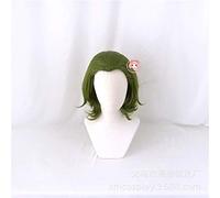 Joker origine film Clown Joker perruque Cosplay Costume Joaquin Phoenix Arthur Fleck bouclés vert résistant à la chaleur perruques de cheveux synthétiques C-377