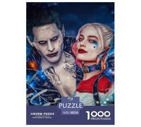 Joker Puzzles 1000 Pieces Cadeau Unique Harley_Quinn Jeu Éducatif Challenge Toy À De Qualité Supérieure Peinture Art pour Adultes Et Enfants 38x26cm/1000pcs