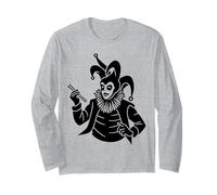 Joker Tenant des Baguettes Court Jester Clown Nourriture Japonaise Manche Longue