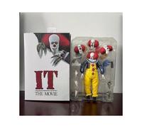 (joker with box)NECA Pennywise Leatherface Figure Joker Stephen King Clown Ultimate Horror Toy Doll Action Figure Model Birthday Gifts