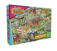 Jokesaws: Country Show Chaos Puzzle de 1000 pièces | Puzzle amusant et durable à partir de 6 ans pour adultes | Planche 100 % recy de qualité supérieure | Excellent cadeau