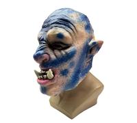 jokeshop Masque en latex Orc Ogre Troll Costume effrayant fantaisie personnage Halloween