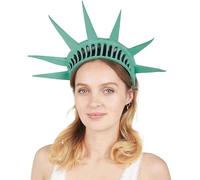 jokeshop Serre-tête Statue de la Liberté en latex pour déguisement américain 4 juillet