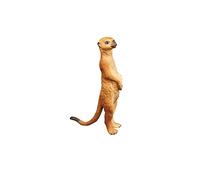 JOKFEICE Figurines d'animaux en plastique suricate debout - Modèle d'action scientifique - Jouets éducatifs d'apprentissage - Cadeau d'anniversaire - Décoration de gâteau pour enfants