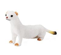 JOKFEICE Figurines d'animaux : furets réalistes, accessoires de jardin de fées, jouets éducatifs pour Noël et anniversaire, décoration de gâteau pour enfants