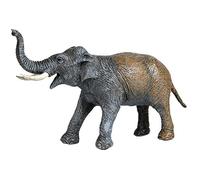 JOKFEICE Réaliste Figures Animales Éléphant Figurines en Caoutchouc, Projet Scientifique, Gâteau Topper, début Jouets Éducatifs d'anniversaire Cadeau De Noël pour Les Tout-Petits Enfants Âge 3 4 5